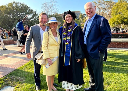 From left: Billy Wardlaw, Kim McLane Wardlaw, Katie Wardlaw, and William Wardlaw