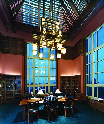 UCLA Law Library's Tower Reading Room
