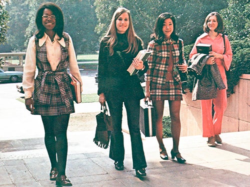 Four UCLA Law students from the 1970s