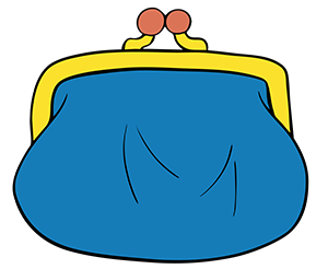 Illustration of a purse