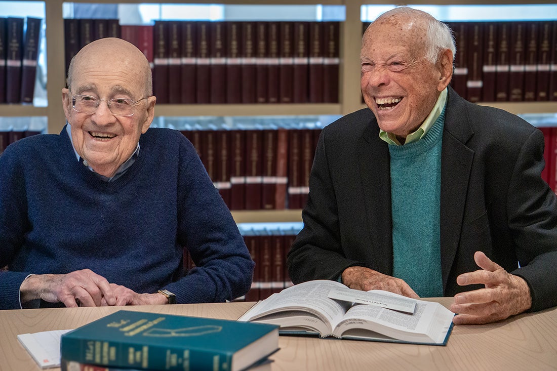 Arthur Greenberg (left) and Joseph Tilem