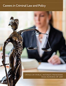 Cover of Guide to Careers in Criminal Law and Policy