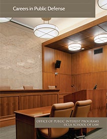 Cover of Guide to Careers in Public Defense