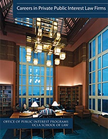 Cover of Guide to Careers in Private Public Interest Law Firms