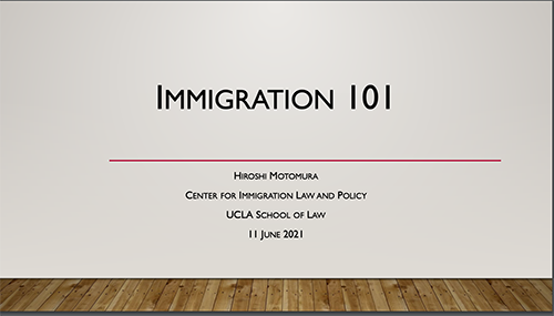 Immigration 101 poster