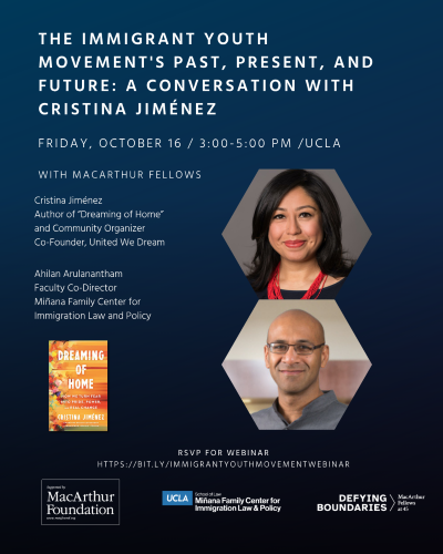 Poster for Cristina Jimenez event