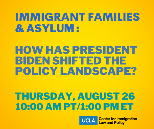 Flyer for Immigrant Families & Asylum