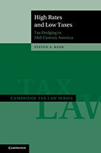 Cover of the book High Rates and Low Taxes: Tax Dodging in Mid-Century America