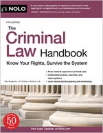 Book cover: The Criminal Law Handbook
