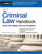 Book cover of The Criminal Law Handbook
