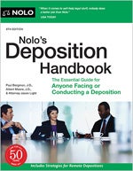 Book cover: Nolo's Deposition Handbook