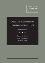 Book cover: Cases and Materials on Environmental Law, 10th, 2021 Supplement (American Casebook Series)