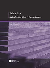 Cover of the book Public Law: A Casebook for Master's Degree Students