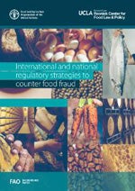 Book cover: International and national regulatory strategies to counter food fraud