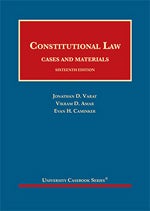 Book cover: Constitutional Law: Cases and Materials