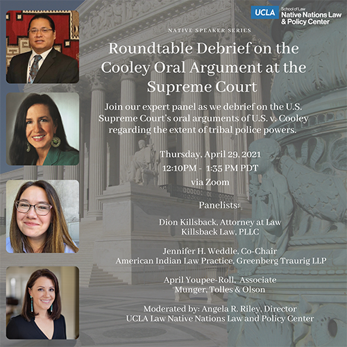 Poster from Roundtable Debrief on the Cooley Oral Argument at the Supreme Court