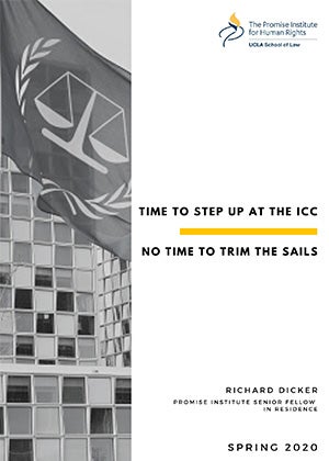 Cover of Time to Step Up at the ICC: No Time to Trim the Sails