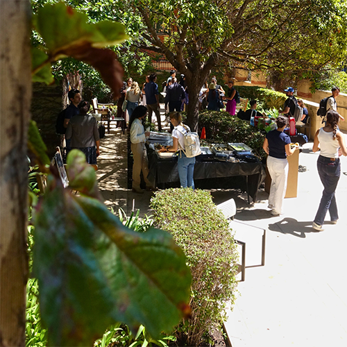 UCLA school of Law Glickman Courtyard
