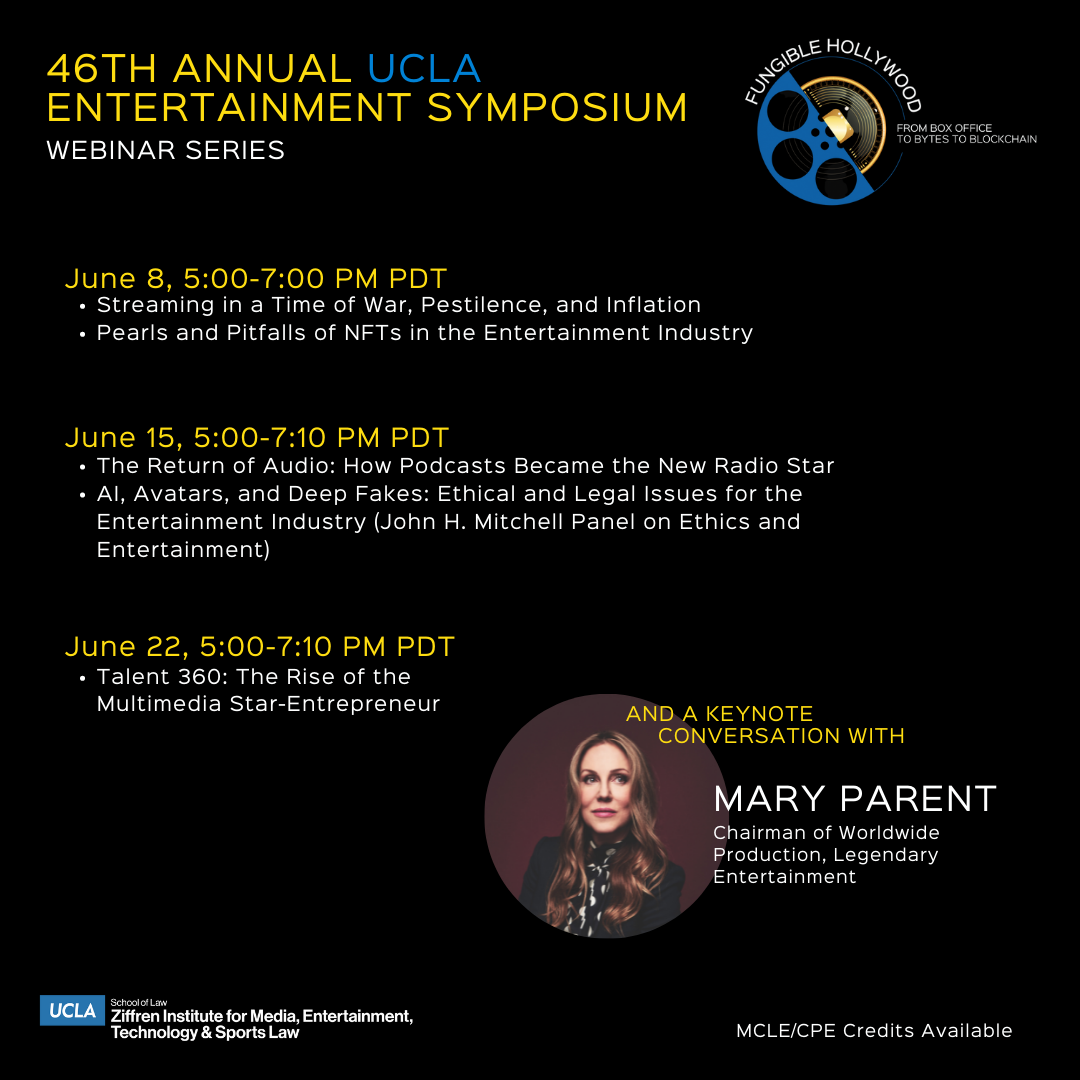 2022 UCLA Entertainment Symposium schedule