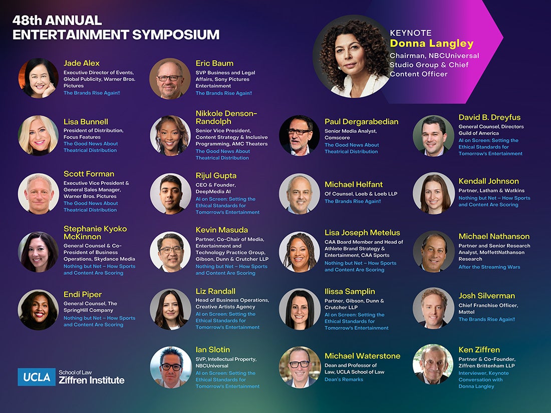 List of 2024 Entertainment Symposium speakers