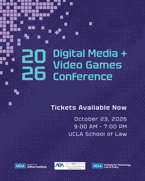 Digital Media and Video games COnference flyer