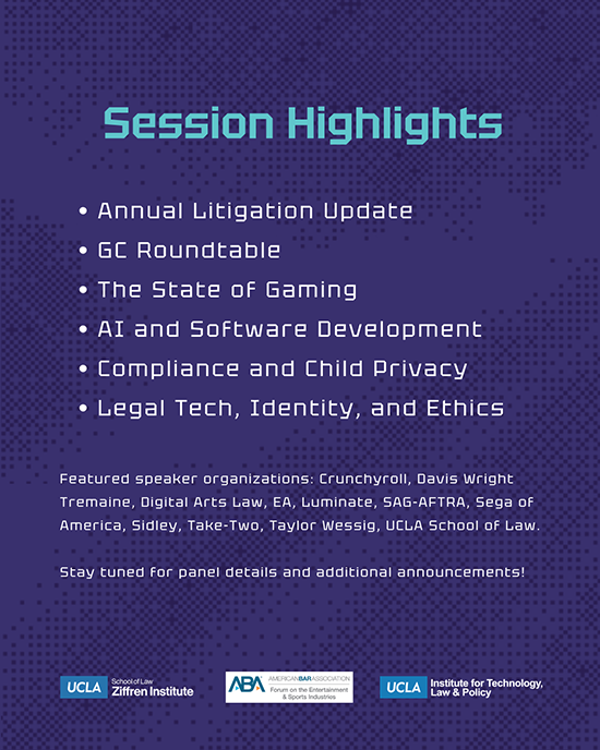 Digital Media and Video Games session highlights