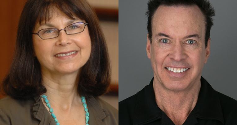 Carole Goldberg (left) and Greg Sarris
