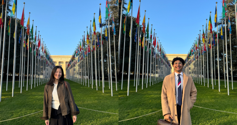 Ellen Park (left) and Aniq Chunara