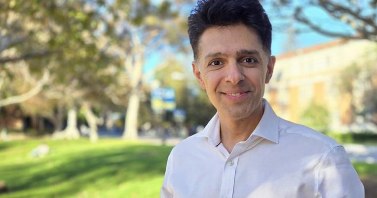 Amin Ebrahimi Afrouzi - photo by Sean Brenner/UCLA Humanities