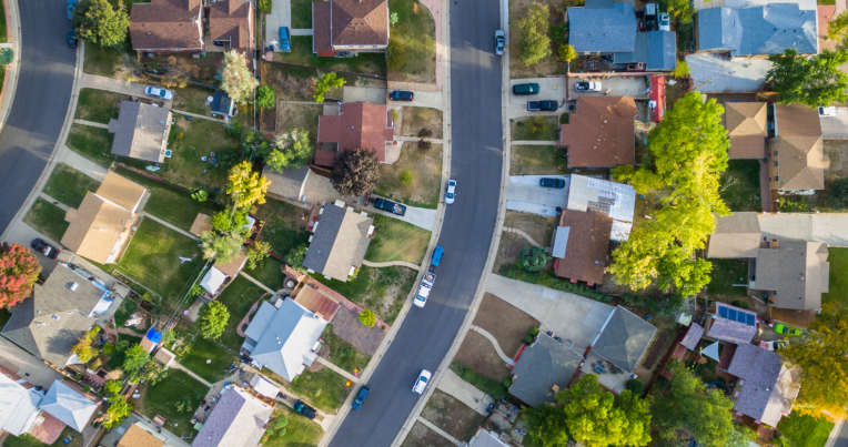 Neighborhood from above