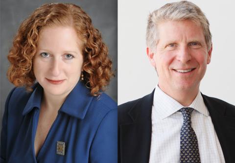 UCLA Law Dean Jennifer Mnookin and Manhattan DA Cyrus Vance Jr