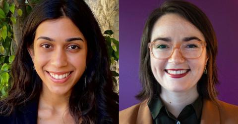 UCLA School of Law students Akruti Chandrayya ’22 and Jenna Finkle ’22