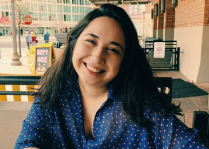 Yvette Borja smiles