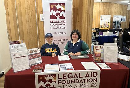 Robina Henson (left) with Matilda Angle. Courtesy: LAFLA