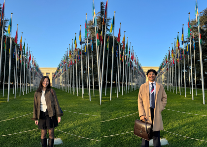 Ellen Park (left) and Aniq Chunara