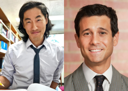 Jason Oh (left) and Andrew Verstein
