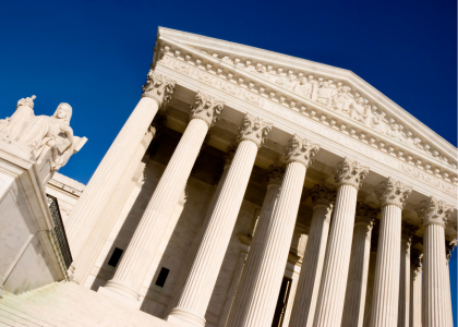 Exterior of the US Supreme Court Building