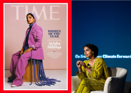 Ayisha Siddiqa - Photograph on the cover of Time magazine (left) by Josefina Santos for TIME