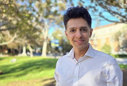 Amin Ebrahimi Afrouzi - photo by Sean Brenner/UCLA Humanities