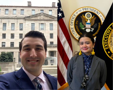 Dan Wetterhahn '24 (left) and Robina Henson '25 (right)