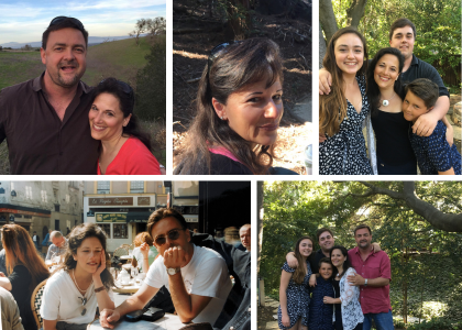 Deborah R. Goldberg ’96, Daniel Zimmerman LLM '96, and their family. Photos courtesy of Daniel Zimmerman.