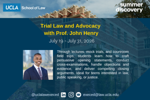 Summer Discovery - Trial Law and Advocacy