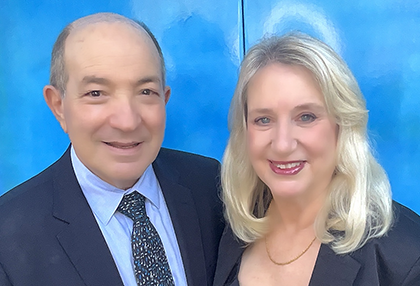 From left: Leslie “Les" Abell and Nancy L. Abell ’79