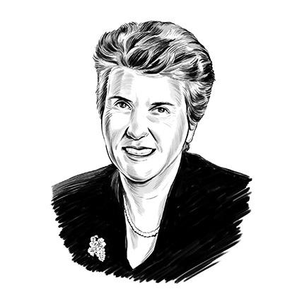 Illustration of Susan Prager
