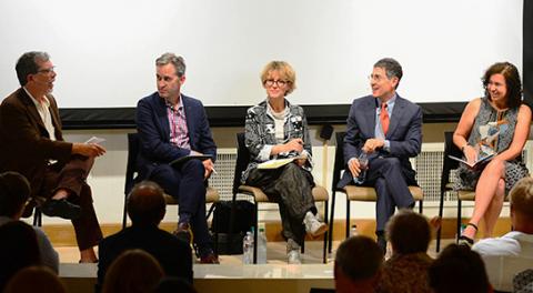 Dale Cohen, David Kaye, Agnés Callamard, Bruce Brown and Mónica Almeida.