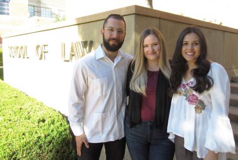 Stephano Medina ’20, Kelsey White ’20 and Eliana Navarro Gracian ’20 are UCLA Law’s latest Skadden Fellowship recipients.